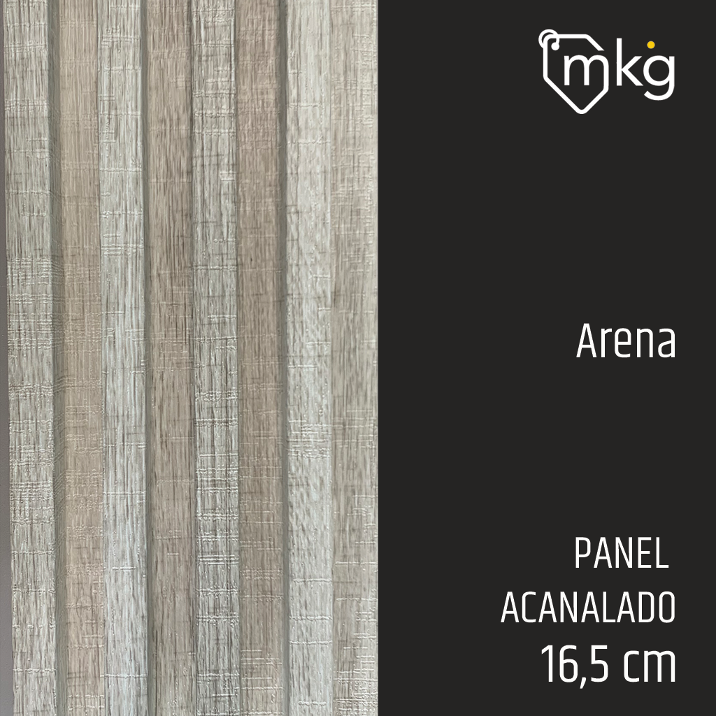 DR WALL PANEL PVC ARENA. ANCHO 15,5 cm X LARGO 2,90 mtrs X ESPESOR 2,5 cm