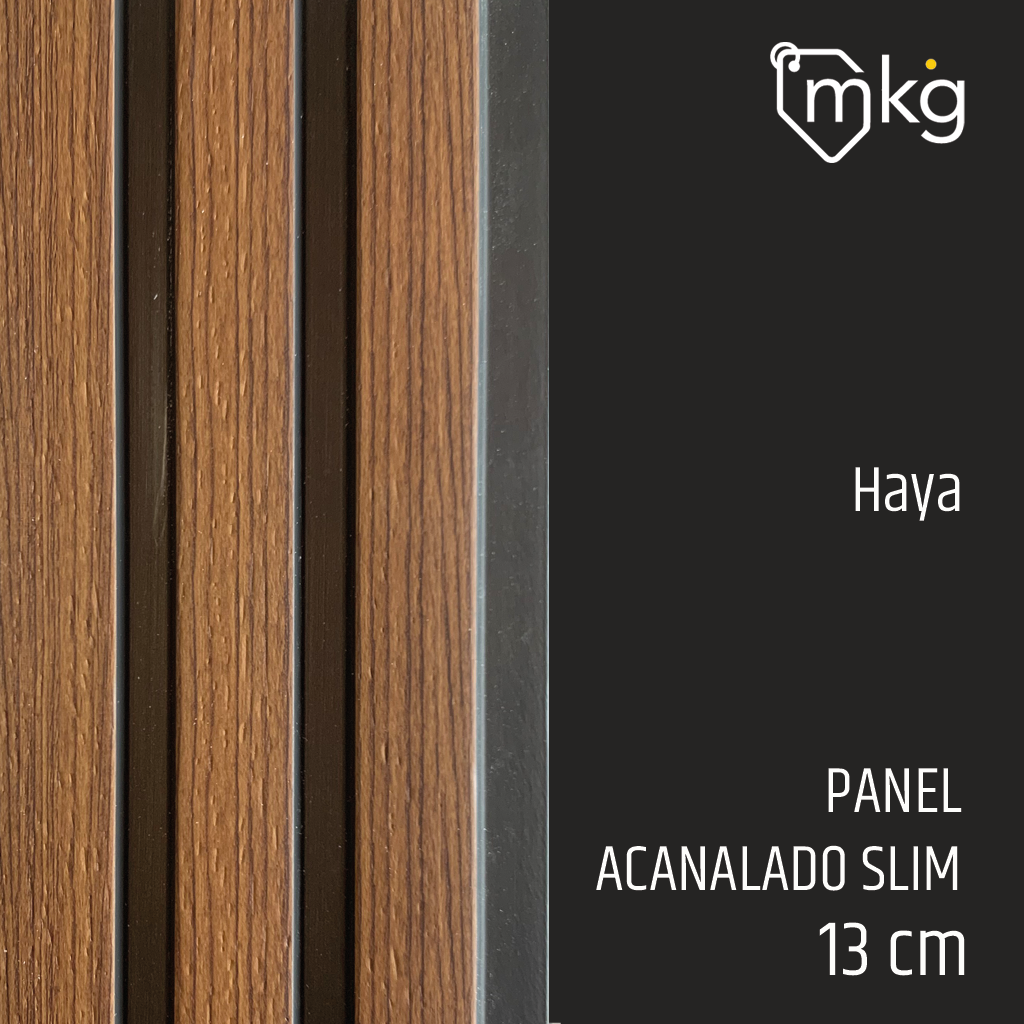 DR WALL PANEL SLIM  ROBLE CAFE ANCHO 12 cm x LARGO 2,90 mts, x ESPESOR 1,1 cm