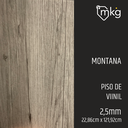 DR PISO DE VINIL MONTANA. LAMINA: 22,86 cm x 121,92 cm. CAJA: 5,016 m2. GROSOR: 2,5 mm 
