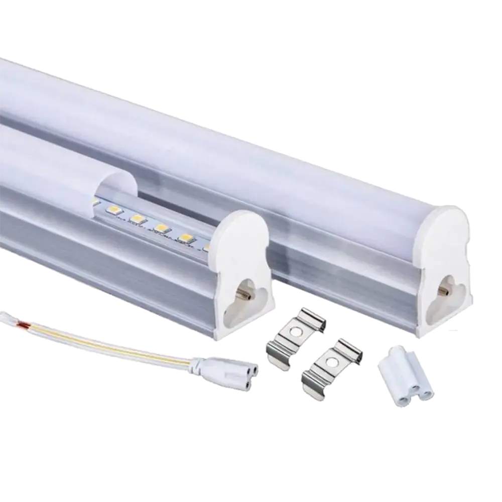TUBO LED 120 Cm 18w T5 Con Base.  Multivoltaje 85-265v Luz Blanca 6500k