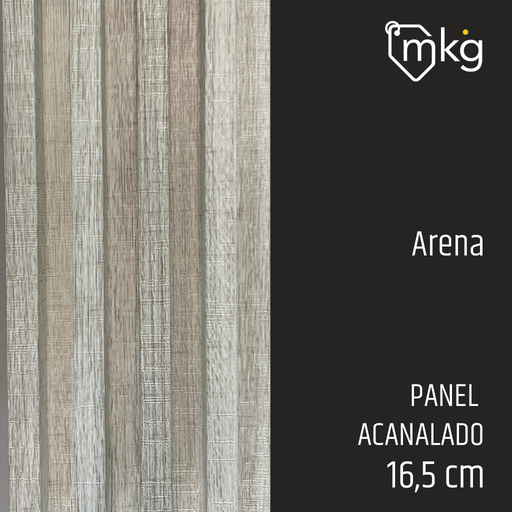 [ST.DR.WALL.PAN.PVC.AR.03] DR WALL PANEL PVC ARENA. ANCHO 15,5 cm X LARGO 2,90 mtrs X ESPESOR 2,5 cm
