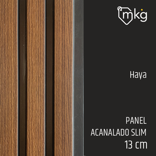 [ST.DR.WALL.PAN.SL.RCA.05] DR WALL PANEL SLIM  ROBLE CAFE ANCHO 12 cm x LARGO 2,90 mts, x ESPESOR 1,1 cm