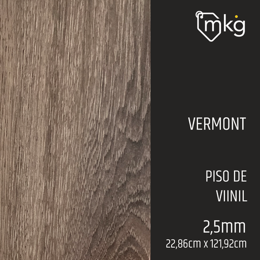[ST.DR.PIS.VI.2.5MM.SP.04] DR PISO DE VINIL VERMONT. LAMINA: 22,86 cm x 121,92 cm. CAJA: 5,016 m2. GROSOR: 2,5 mm 
